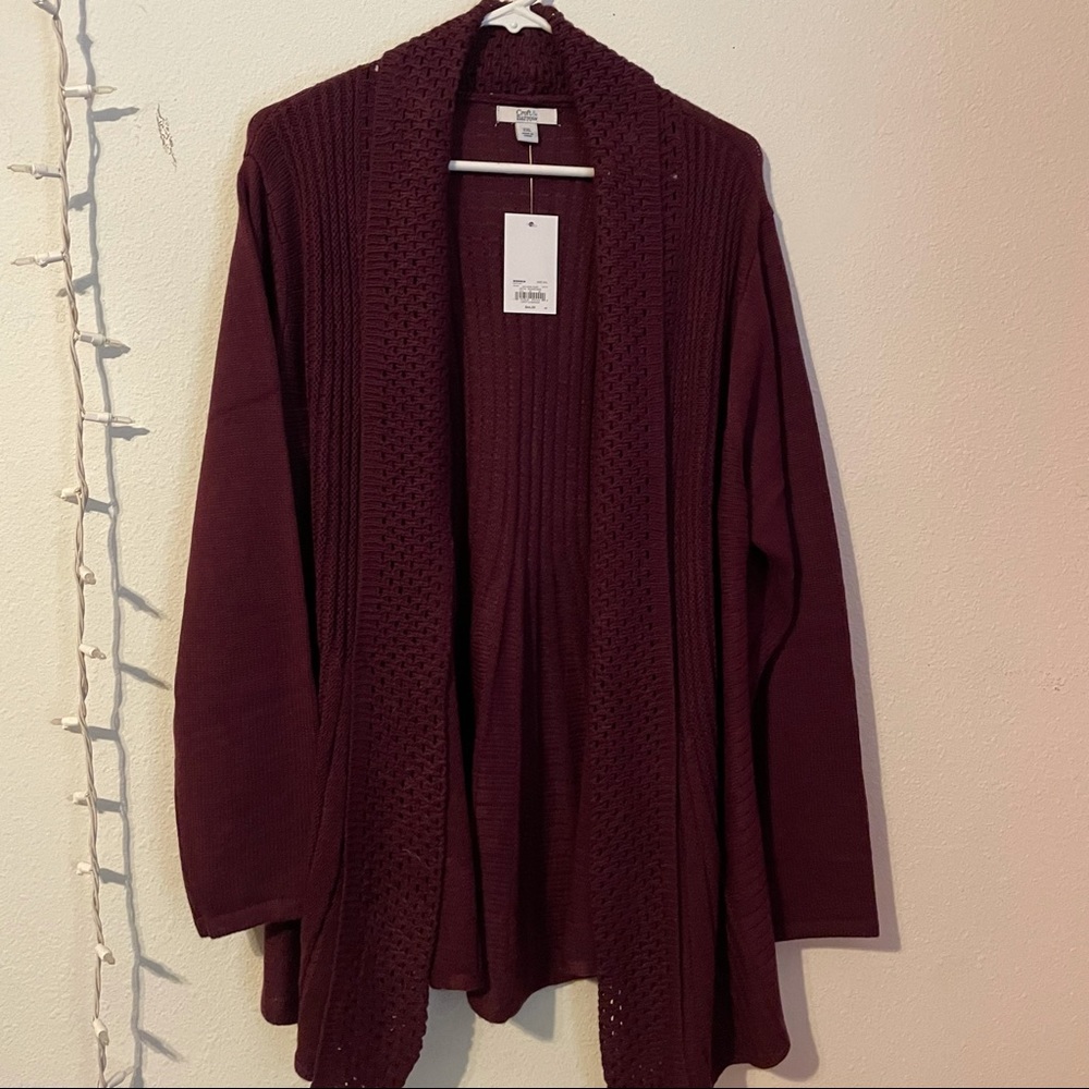 Plus Sized Cardigan (nwt)